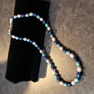 Honora blue tones pearl strand